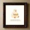 Little Goose Reading Book — Nursery Wall Art Printable